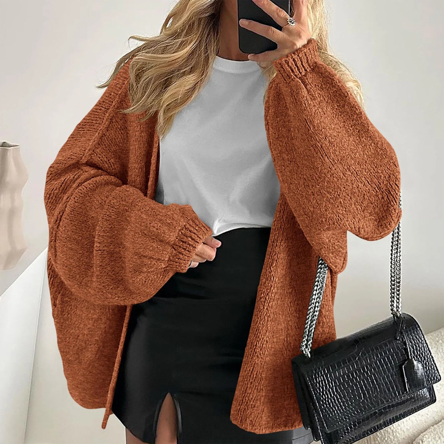Mila Oversized Knit Cardigan