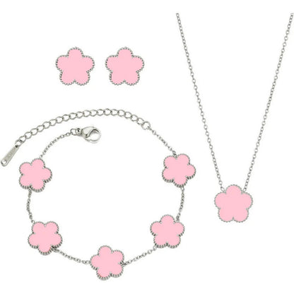 Carol™ | 3-Piece Clover Jewellery Set