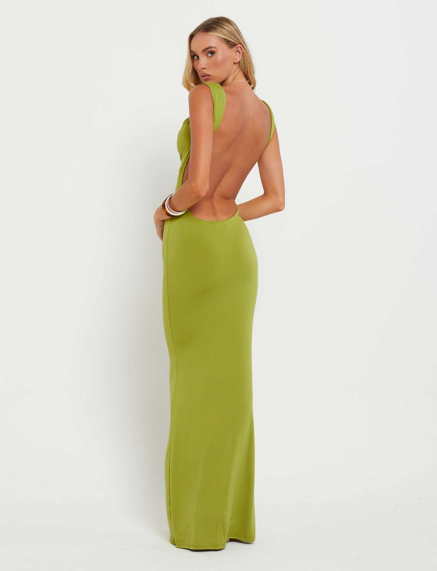Kiara™ | Backless Sculpt Maxi Dress