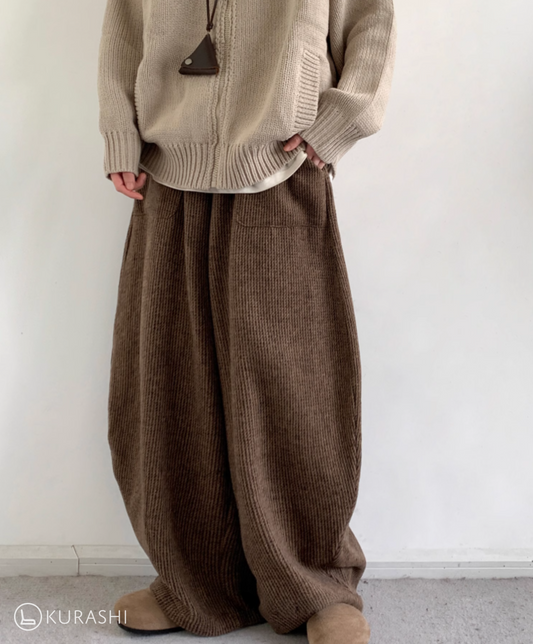 Corduroy Knit-Waist Lounge Pants