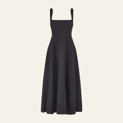 Amélie™ | Sculpted Square-Neck Midi Dress