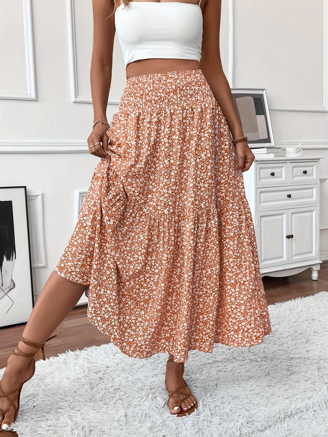 Emily™ | Ditsy Floral Skirt