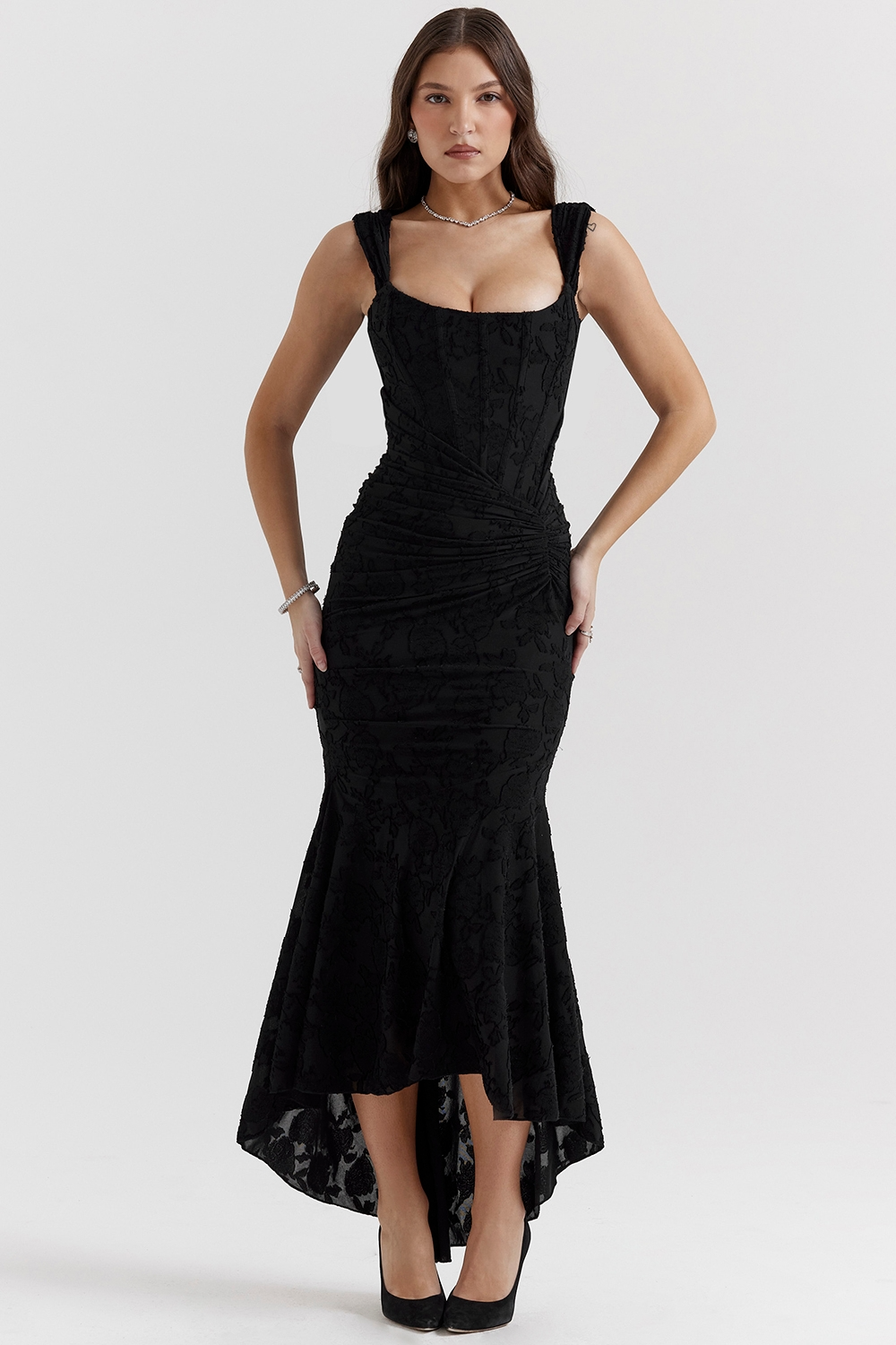 Clarissa™ | Lace Sculpted Dress