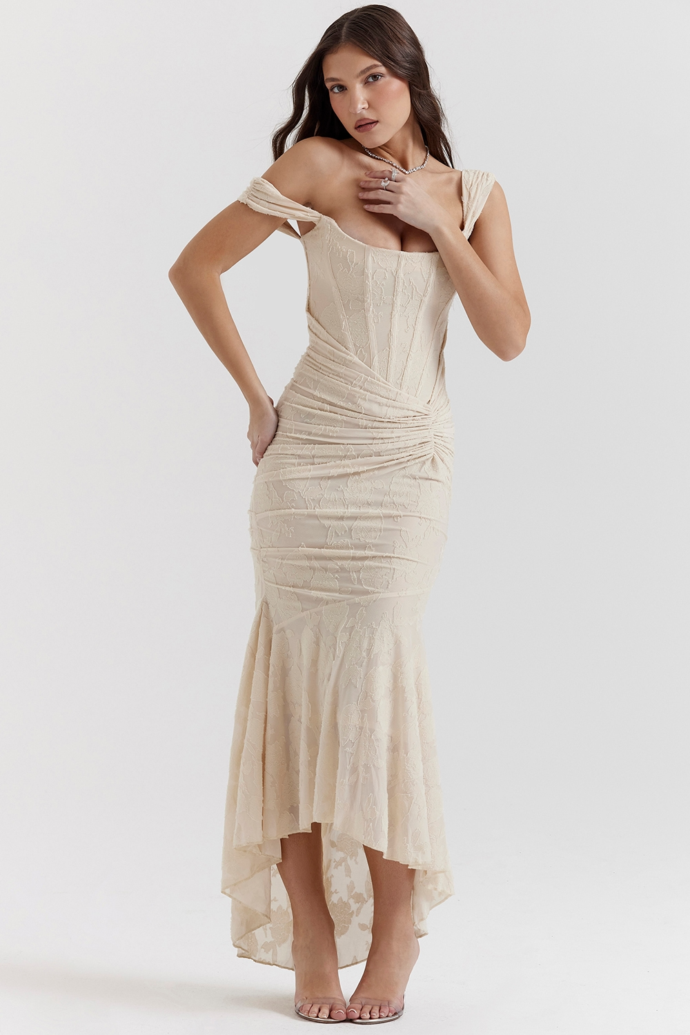 Clarissa™ | Lace Sculpted Dress